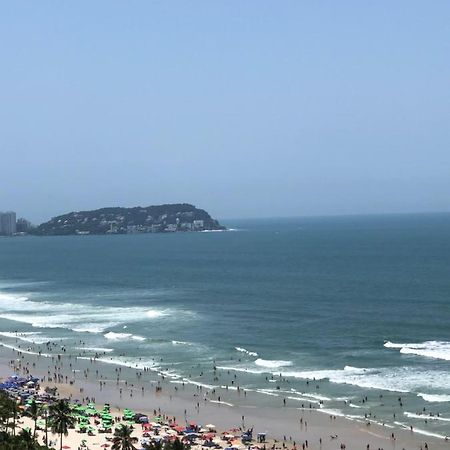 Pe Na Areia - Sol E Mar Enseada Apartamento Guarujá Exterior foto