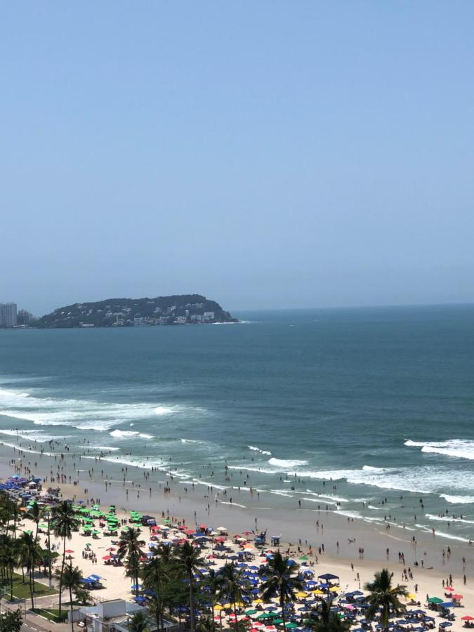 Pe Na Areia - Sol E Mar Enseada Apartamento Guarujá Exterior foto